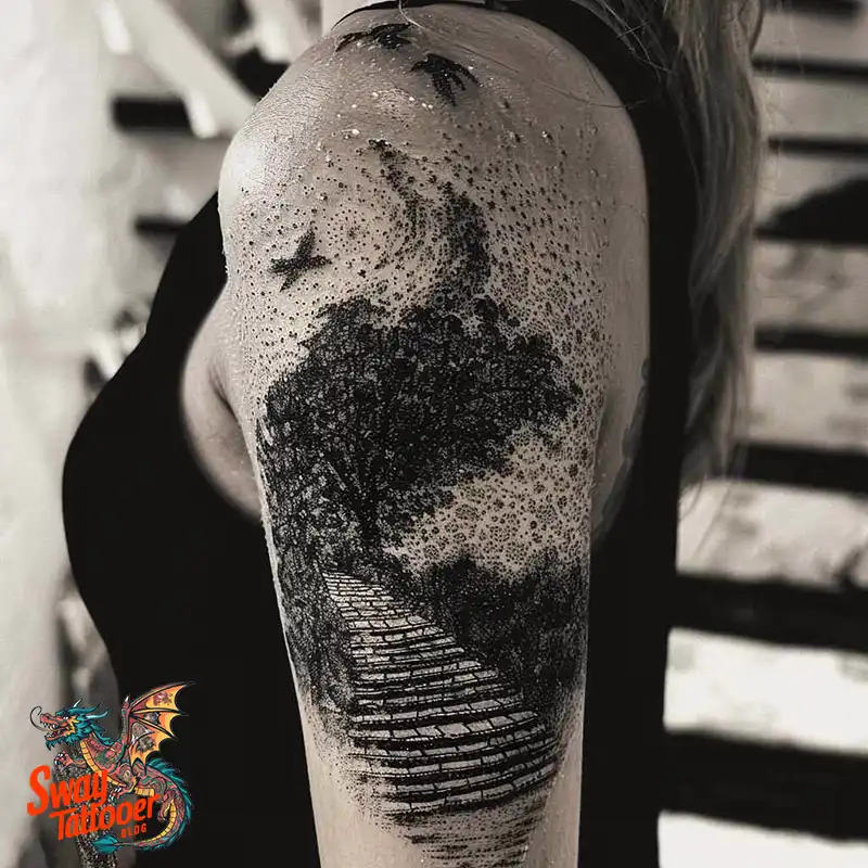 100 Stairway to Heaven Tattoo Ideas, Design and Meaning 62 Stairway to Heaven Tattoo