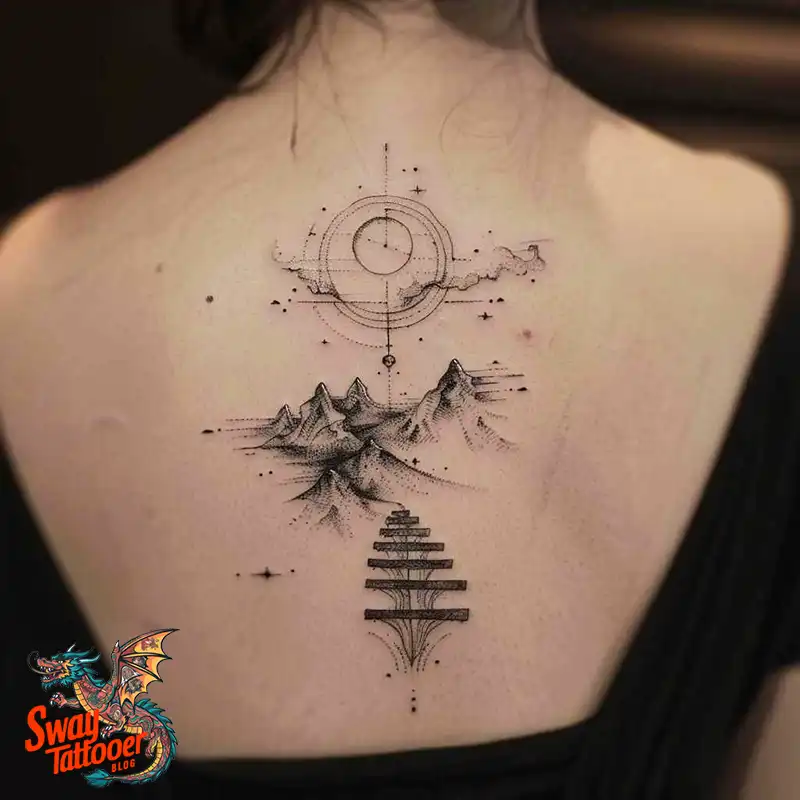 100 Stairway to Heaven Tattoo Ideas, Design and Meaning 90 stairway to heaven4