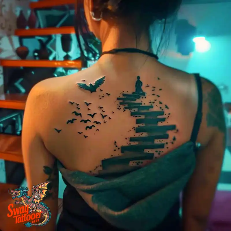 100 Stairway to Heaven Tattoo Ideas, Design and Meaning 53 Stairway to Heaven Tattoo Design
