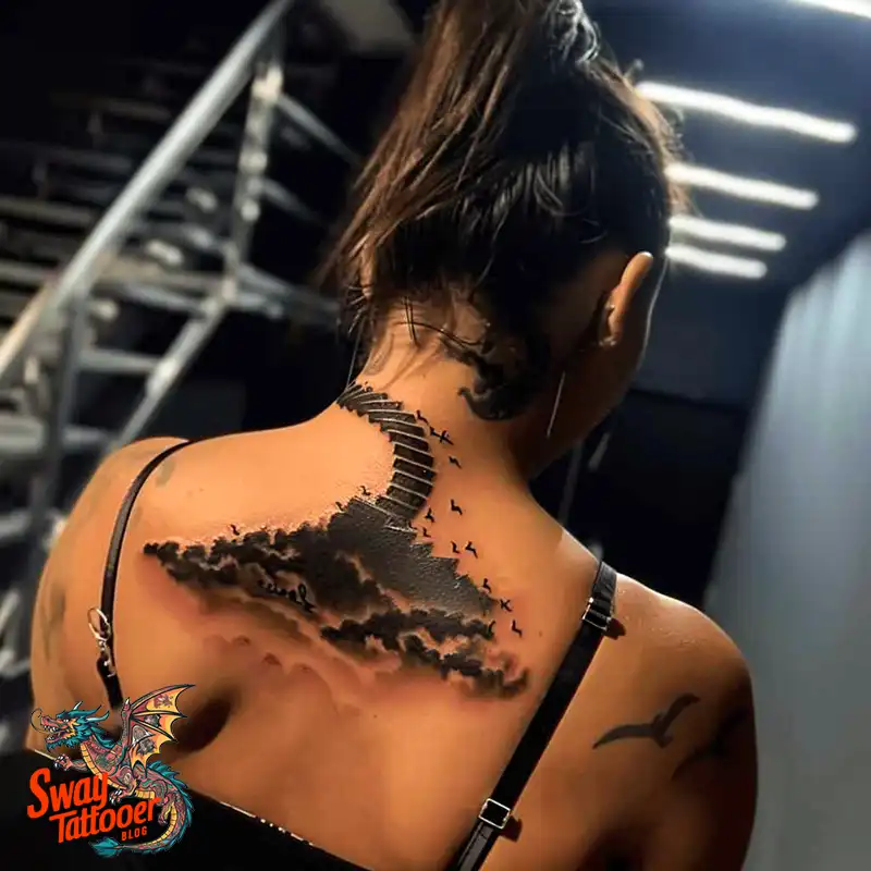 100 Stairway to Heaven Tattoo Ideas, Design and Meaning 45 Stairway to Heaven Tattoo Design