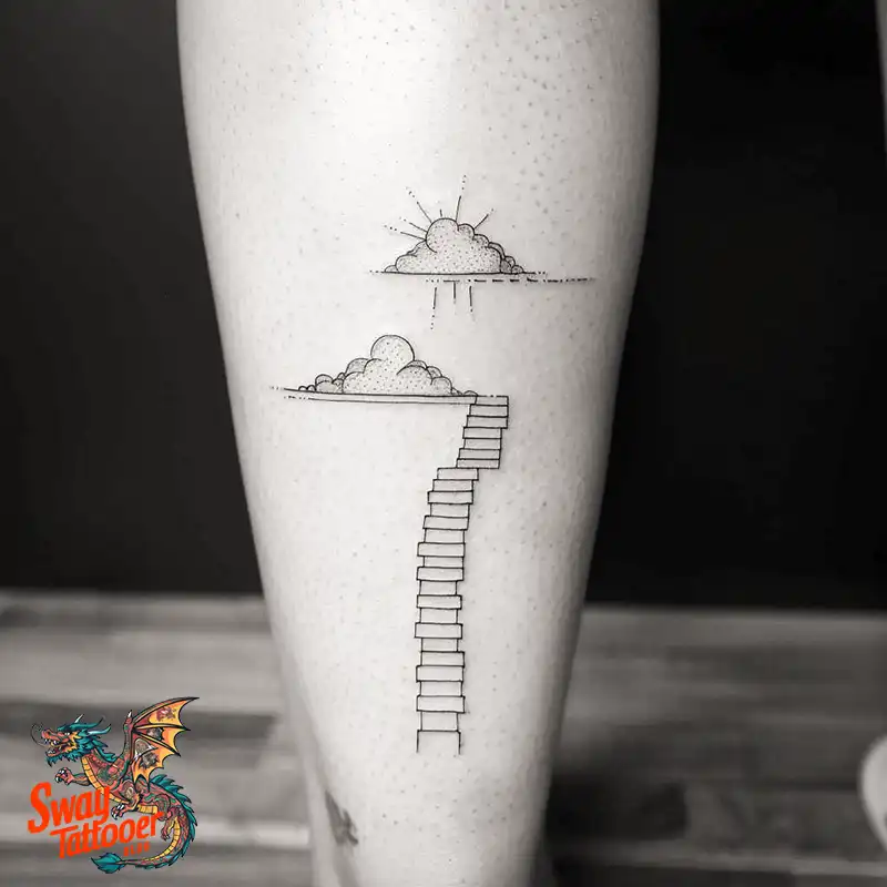 100 Stairway to Heaven Tattoo Ideas, Design and Meaning 88 stairway to heaven6