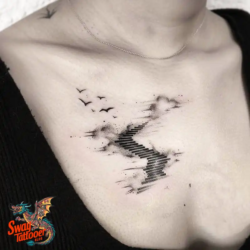 100 Stairway to Heaven Tattoo Ideas, Design and Meaning 31 Stairway to Heaven Tattoo Ideas