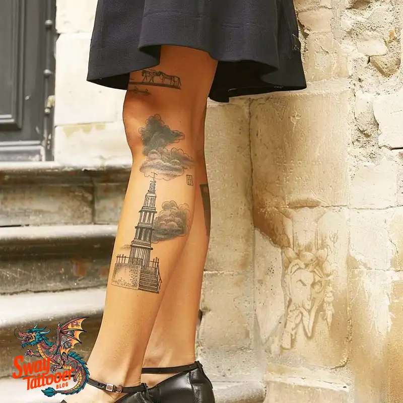 100 Stairway to Heaven Tattoo Ideas, Design and Meaning 19 Stairway to Heaven Tattoo Ideas