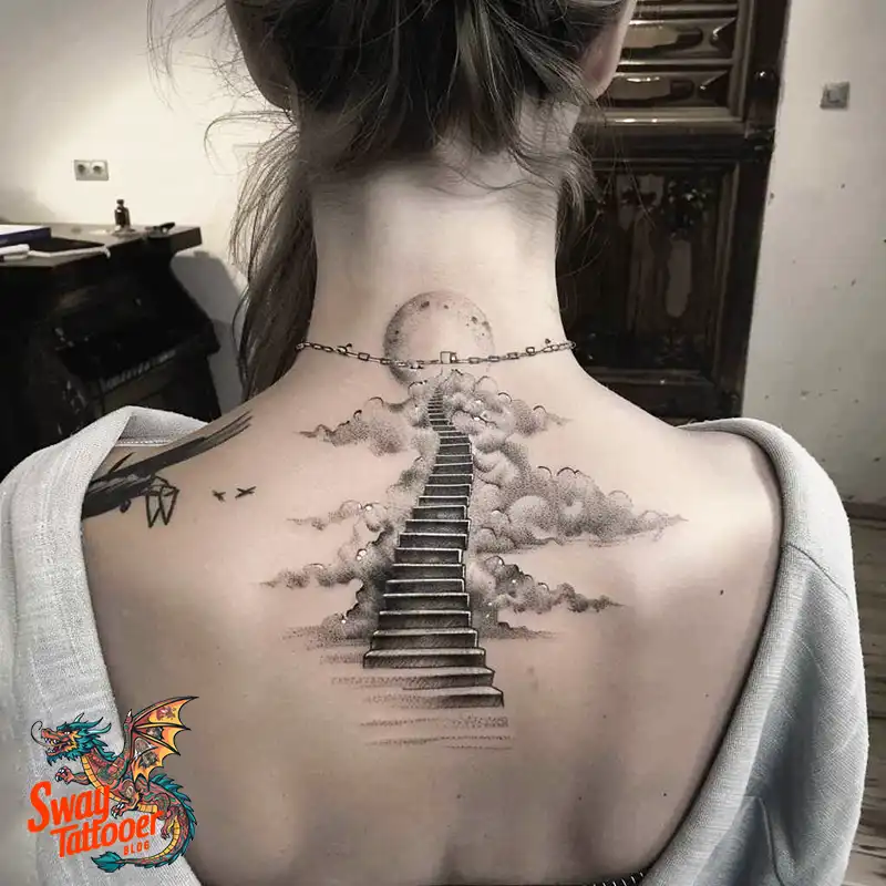 100 Stairway to Heaven Tattoo Ideas, Design and Meaning 9 Stairway to Heaven Tattoo Ideas