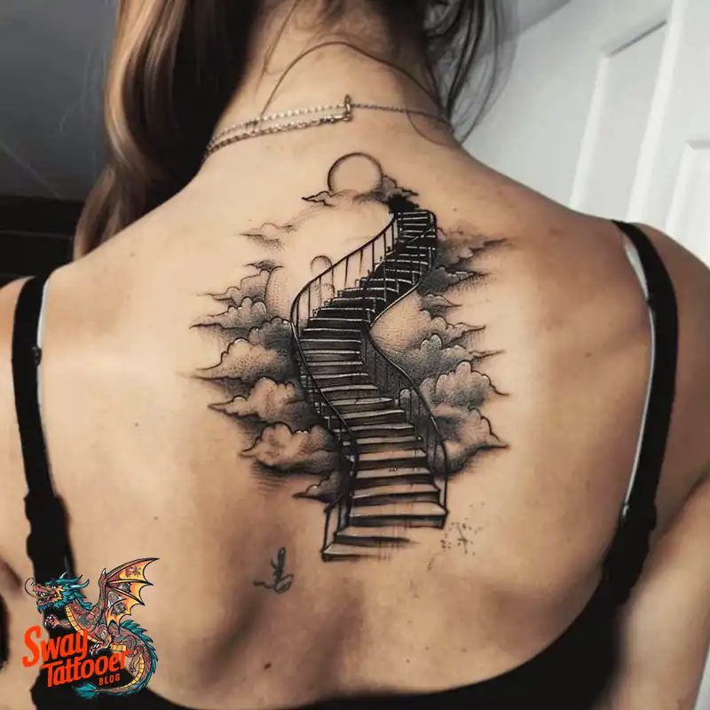 100 Stairway to Heaven Tattoo Ideas, Design and Meaning 8 Stairway to Heaven Tattoo Ideas