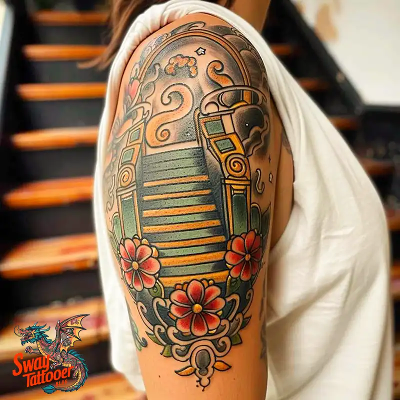 100 Stairway to Heaven Tattoo Ideas, Design and Meaning 5 Stairway to Heaven Tattoo Ideas
