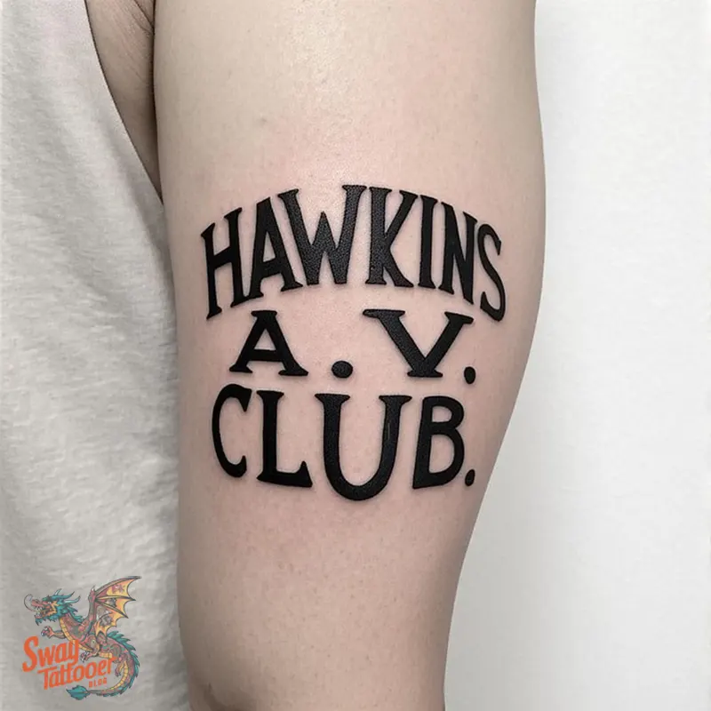 Stranger Things Tattoo Design