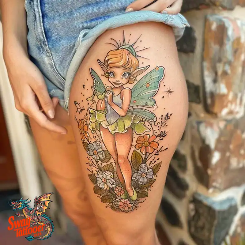 Tinkerbell Tattoo Design
