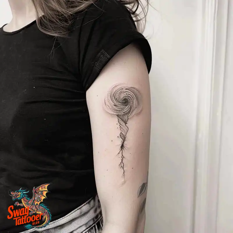 Tornado tattoo Design