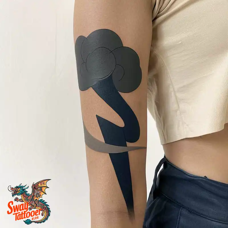 Tornado tattoo Design