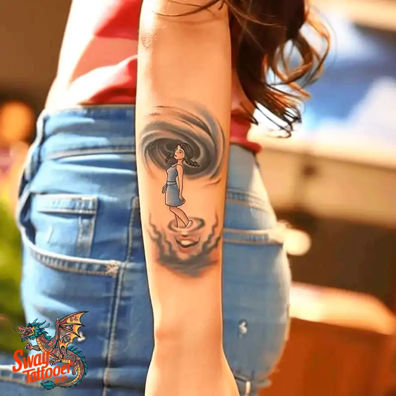 Tornado tattoo Design