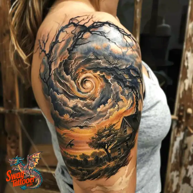 Tornado tattoo Ideas