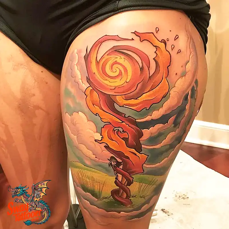 Tornado tattoo Ideas