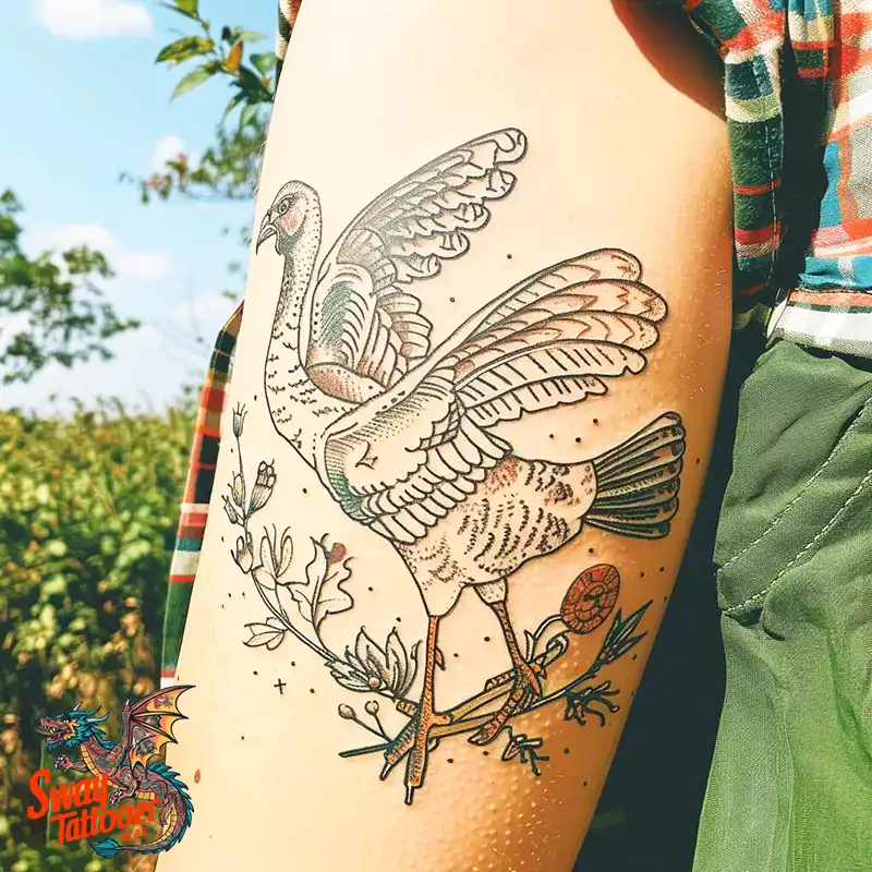Turkey Tattoo Design