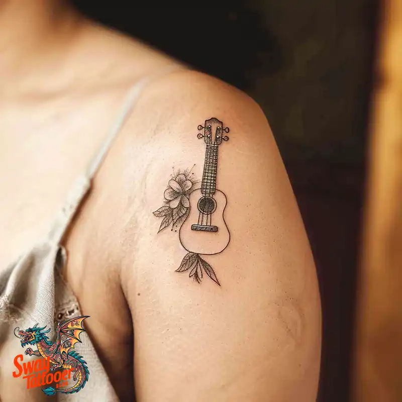 Ukulele Tattoo Design