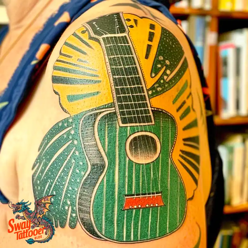 Ukulele Tattoo Design