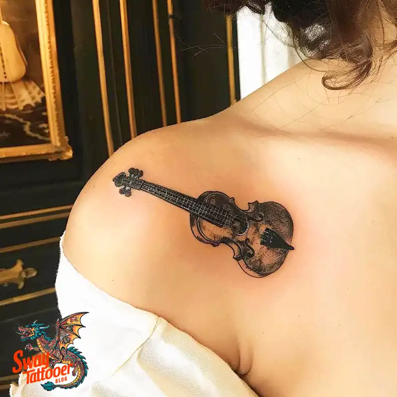 Ukulele Tattoo Design