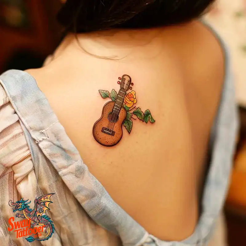 Ukulele Tattoo Design