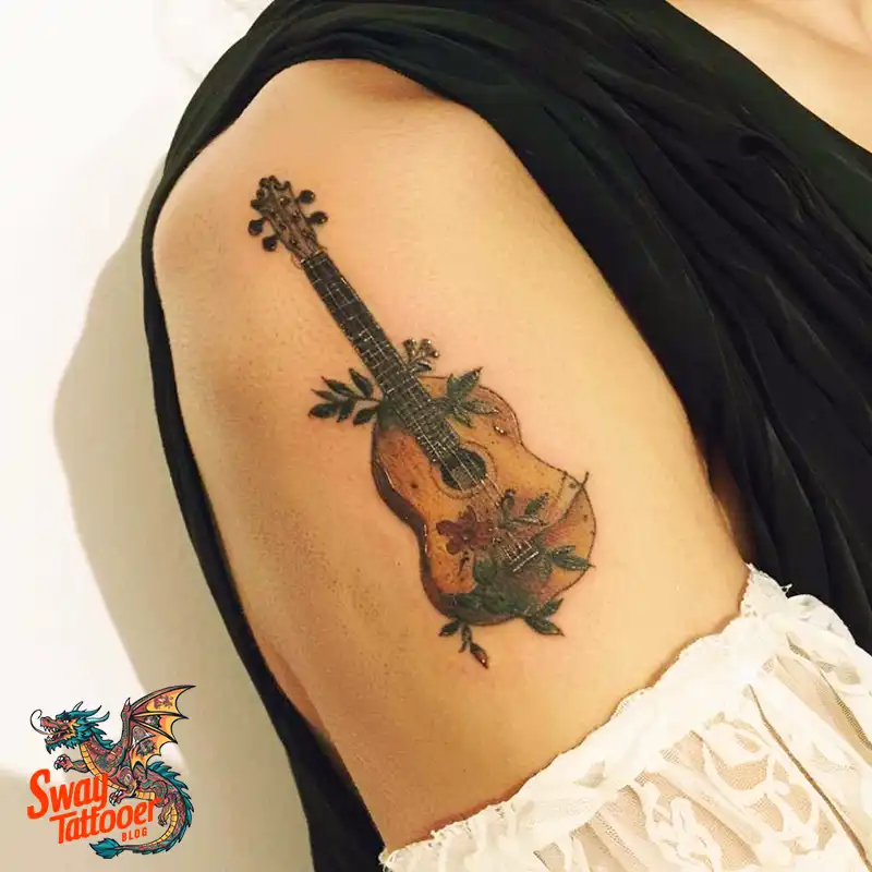 Ukulele Tattoo Design