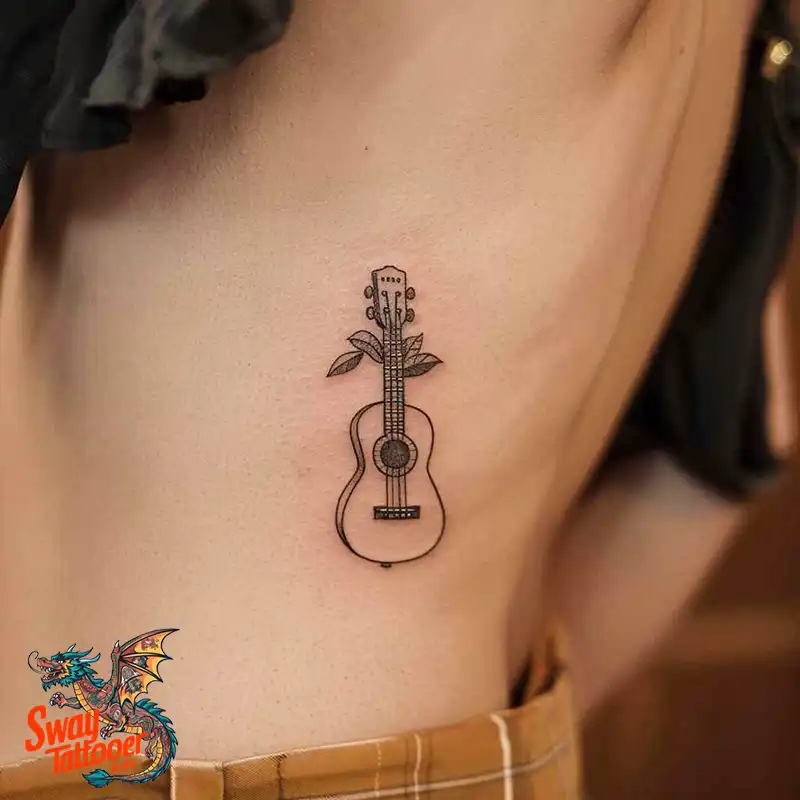 Ukulele Tattoo Design