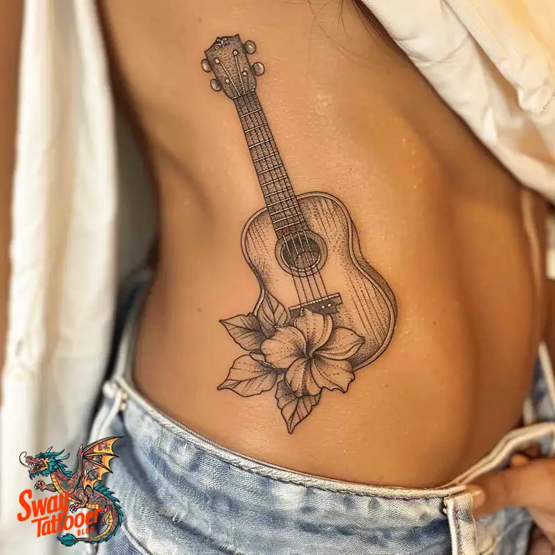 Ukulele Tattoo Design