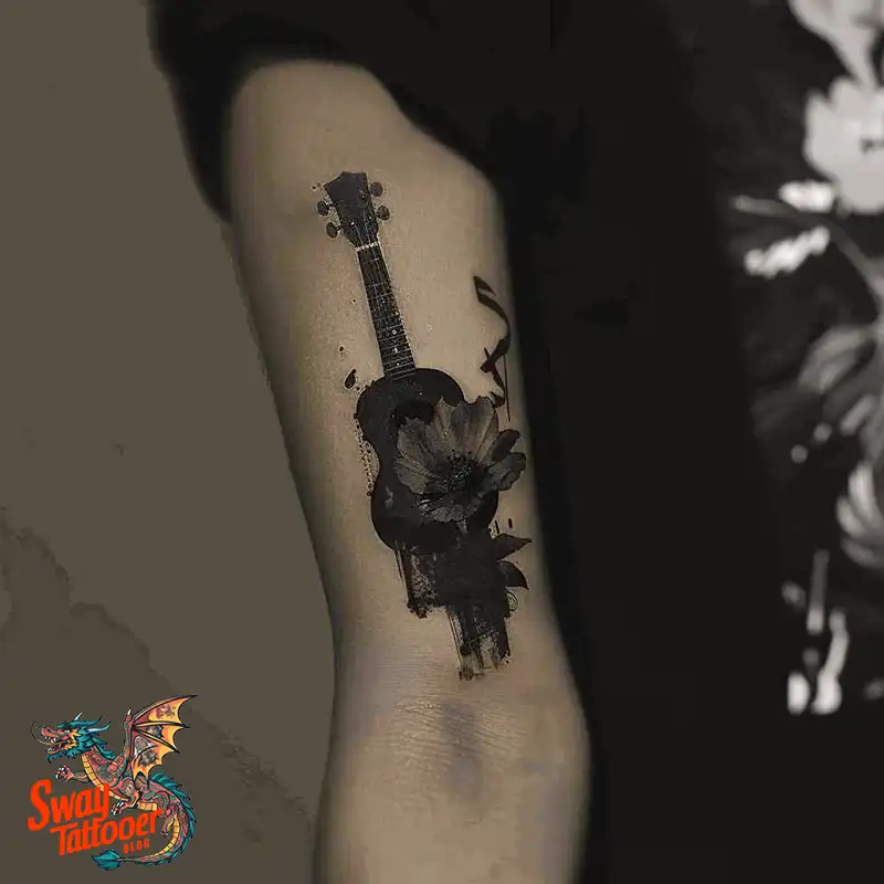 Ukulele Tattoo Design