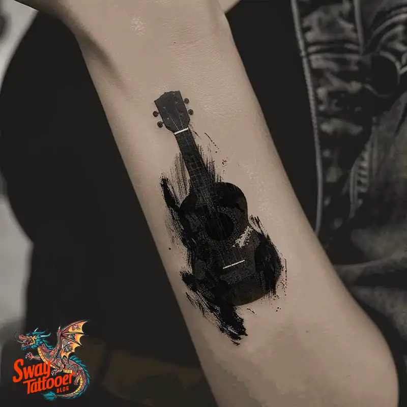 Ukulele Tattoo Design