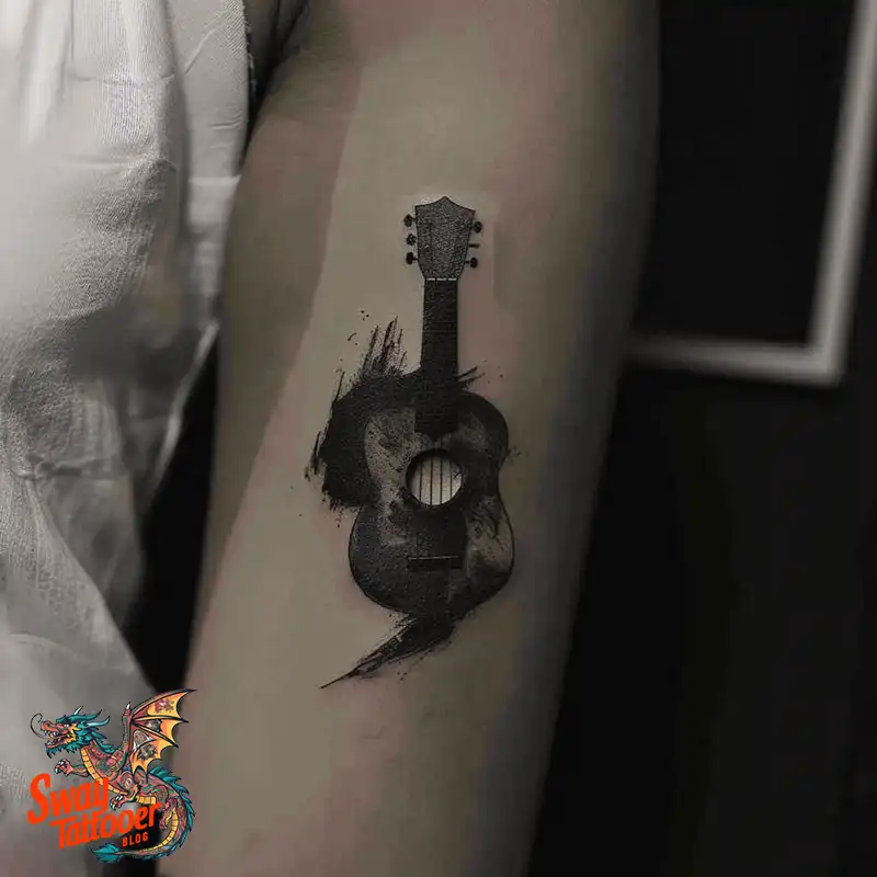 Ukulele Tattoo Design