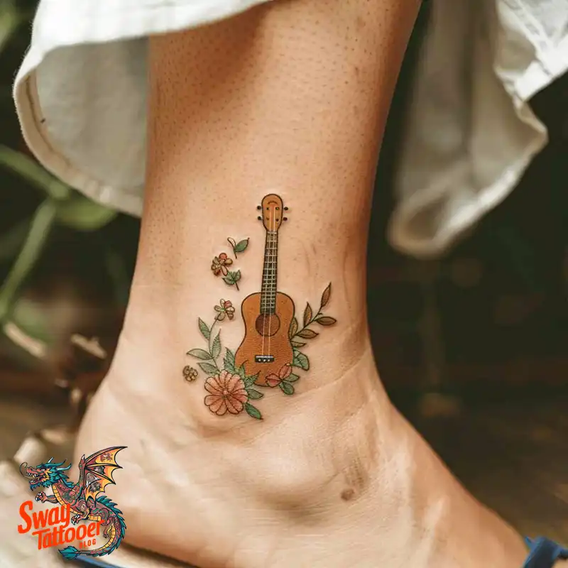 Ukulele Tattoo Design