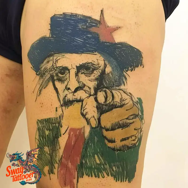 Uncle Sam Tattoo Design Idea