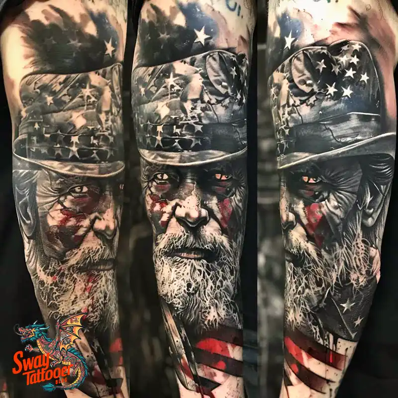 Uncle Sam Tattoo Design Idea