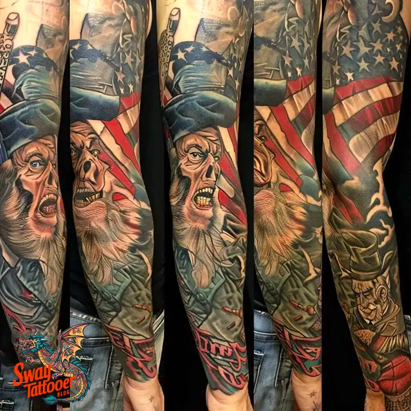 Uncle Sam Tattoo Design Idea