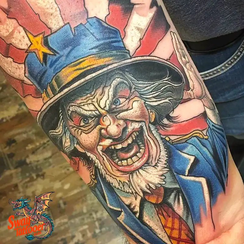 Uncle Sam Tattoo Design Idea