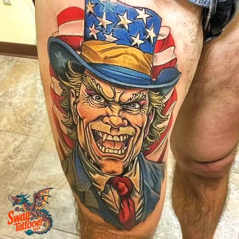 Uncle Sam Tattoo Design Idea