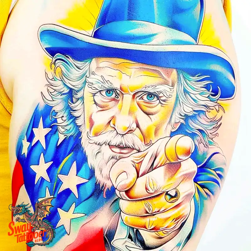 Uncle Sam Tattoo Design Idea