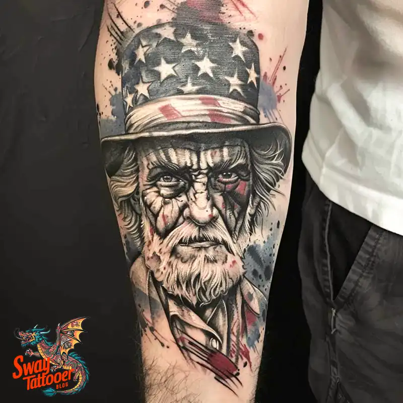 Uncle Sam Tattoo Design Idea