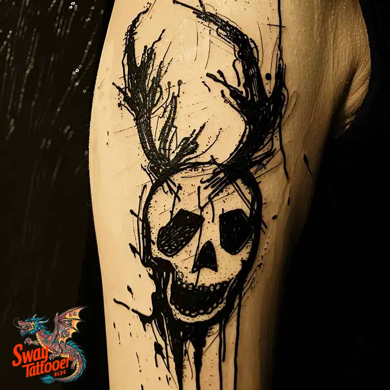 Wendigo Tattoo Design Idea