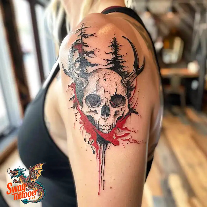 Wendigo Tattoo Design Idea