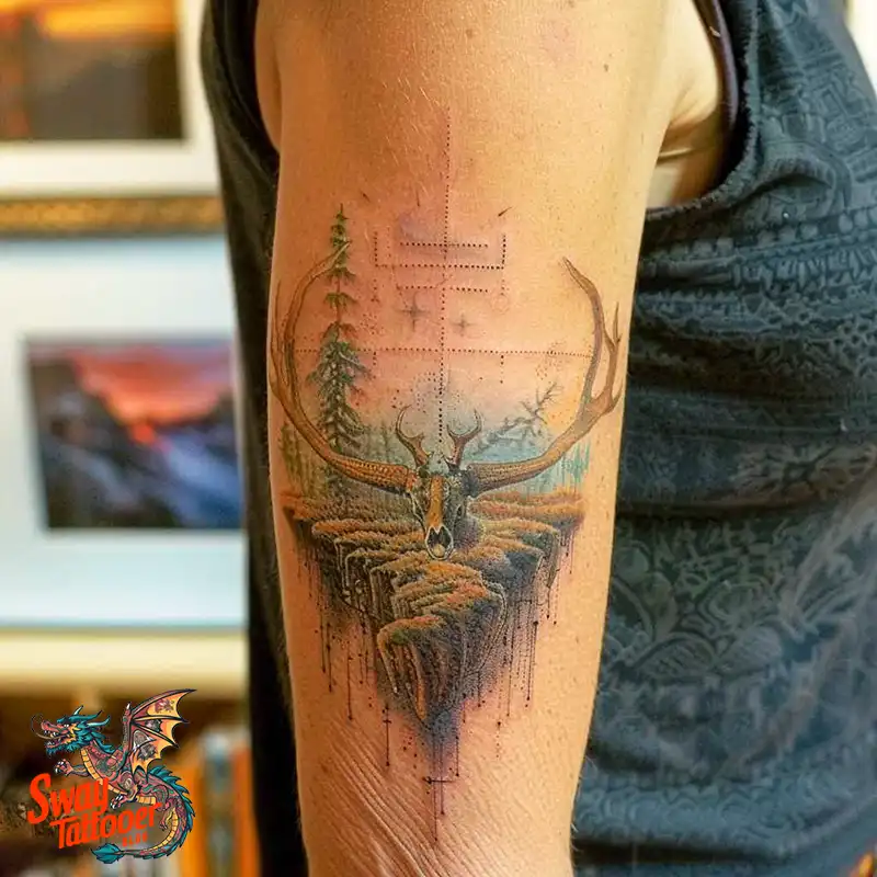 Wendigo Tattoo Design Idea