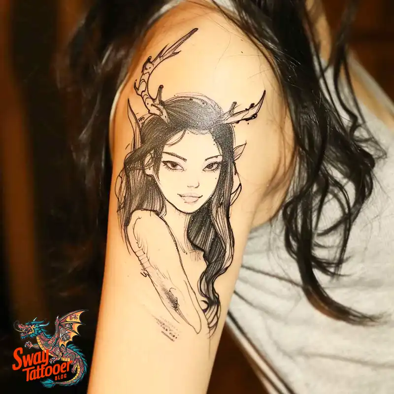 Wendigo Tattoo Design Idea