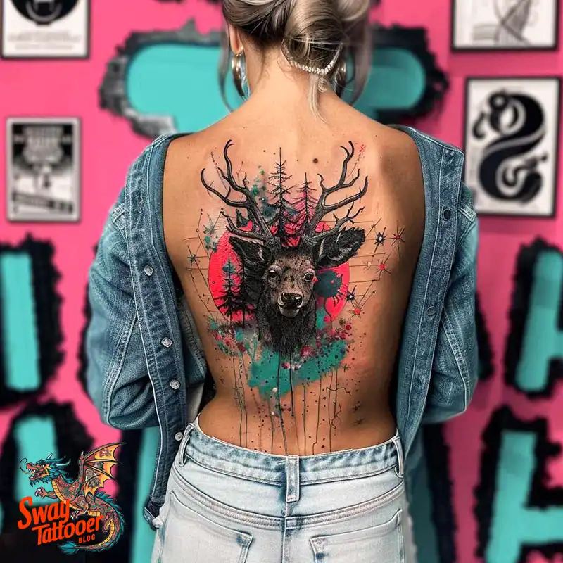 Wendigo Tattoo Design Idea