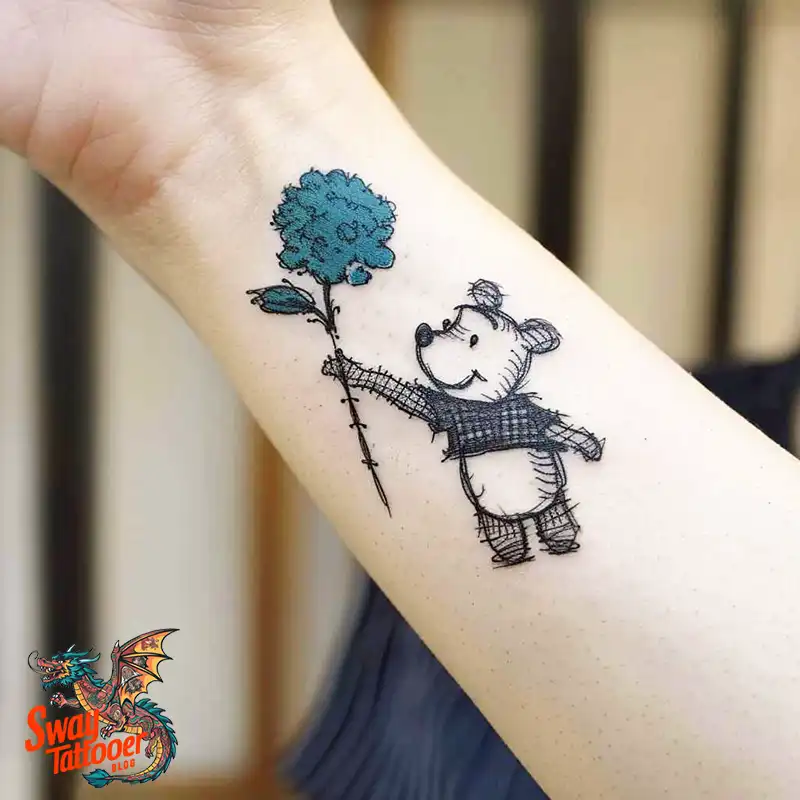 150 Winnie the Pooh Tattoo Ideas, Designs and Meaning 149 winnie the pooh1