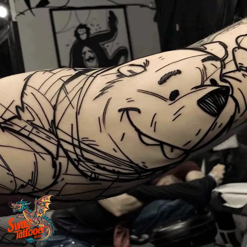 150 Winnie the Pooh Tattoo Ideas, Designs and Meaning 49 Winnie the Pooh Tattoo Design