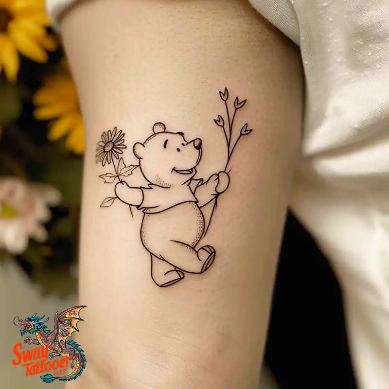 150 Winnie the Pooh Tattoo Ideas, Designs and Meaning 43 Winnie the Pooh Tattoo Design