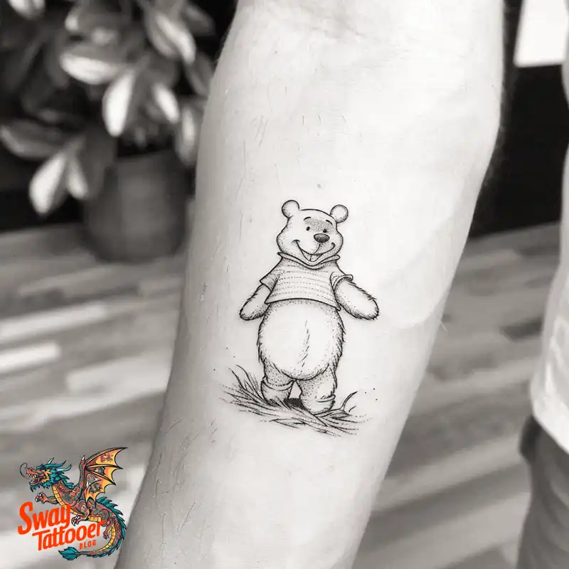 150 Winnie the Pooh Tattoo Ideas, Designs and Meaning 42 Winnie the Pooh Tattoo Deesign
