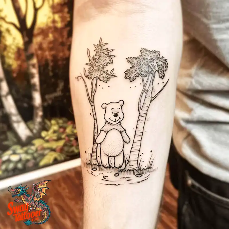 150 Winnie the Pooh Tattoo Ideas, Designs and Meaning 38 Winnie the Pooh Tattoo Ideas