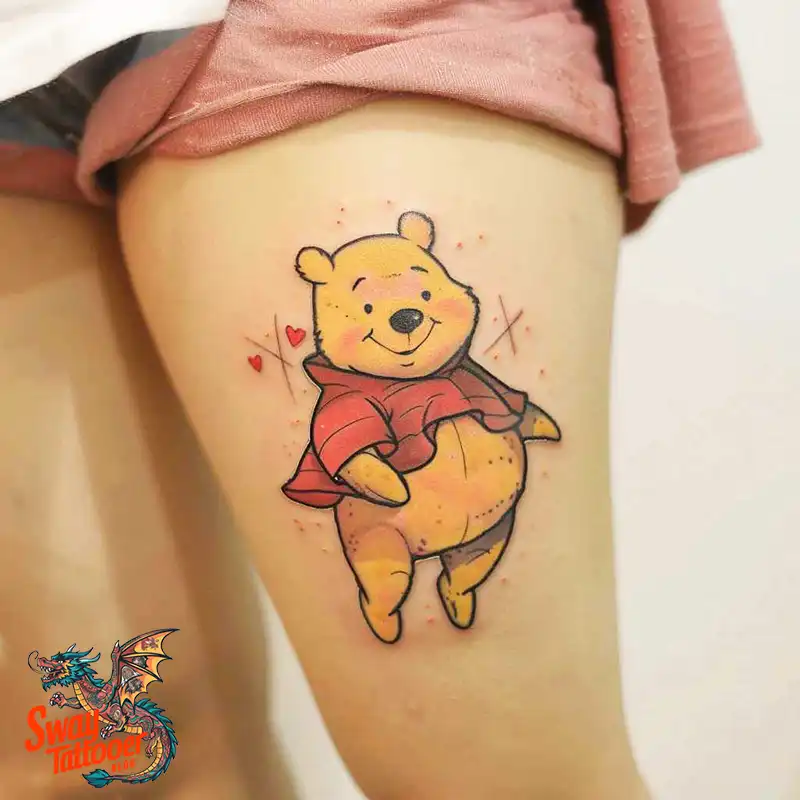 150 Winnie the Pooh Tattoo Ideas, Designs and Meaning 16 Winnie the Pooh Tattoo Ideas
