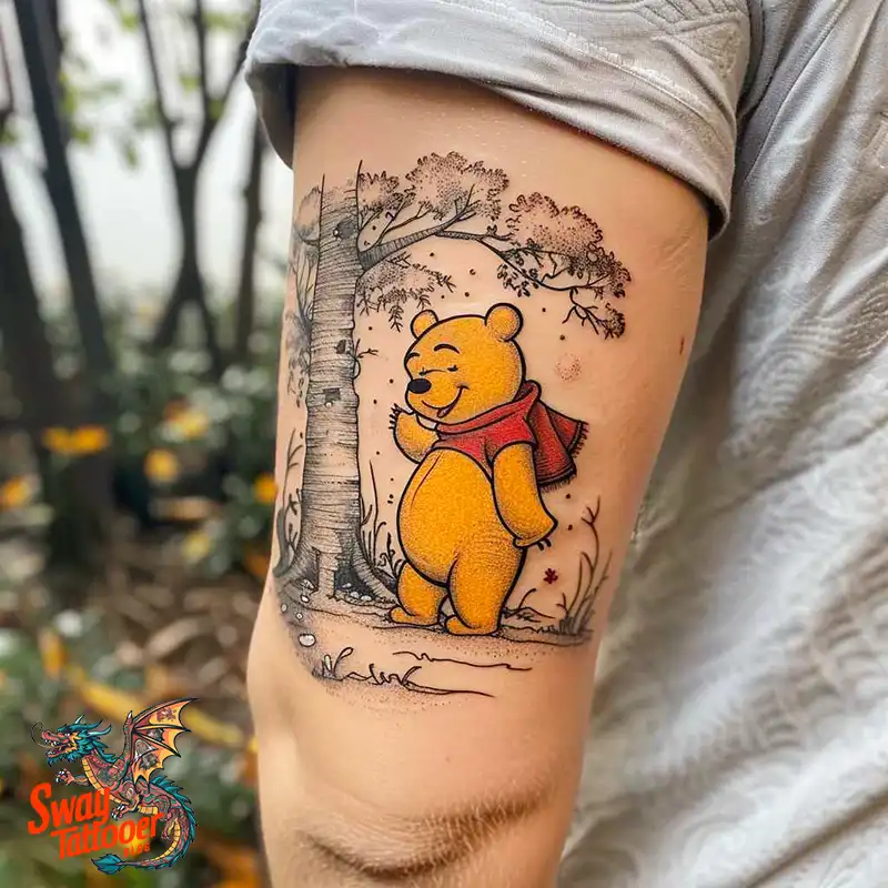 150 Winnie the Pooh Tattoo Ideas, Designs and Meaning 8 Winnie the Pooh Tattoo Ideas