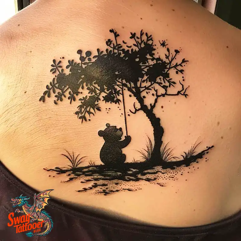 150 Winnie the Pooh Tattoo Ideas, Designs and Meaning 134 winnie the pooh17