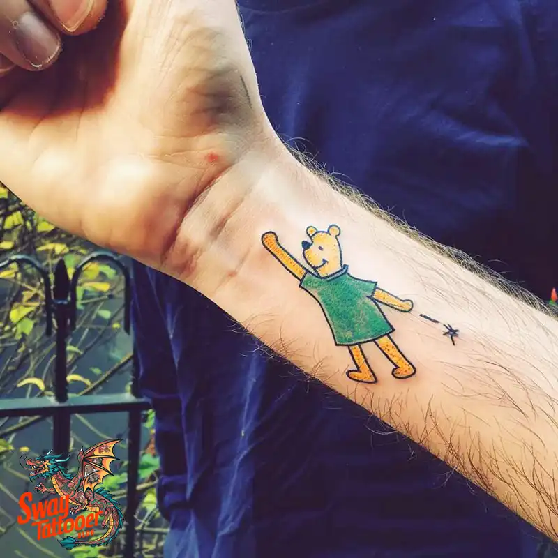 150 Winnie the Pooh Tattoo Ideas, Designs and Meaning 148 winnie the pooh2
